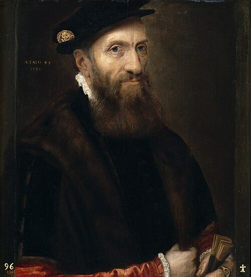Portrait d'un Homme de 48 ans, 1555, Frans Floris I