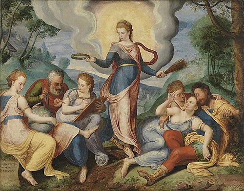Allegory of Industriousness and Licentiousness, 1565, Frans Floris I