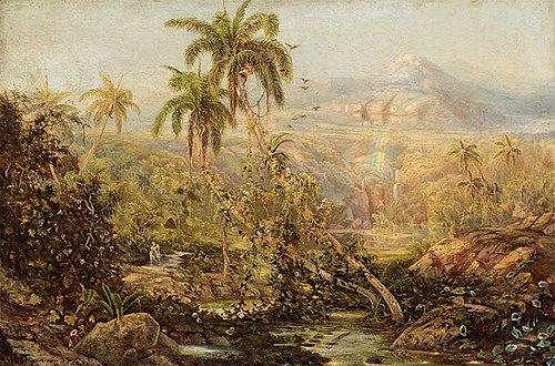 Cuban landscape, 1864, Federico Fernández Cavada
