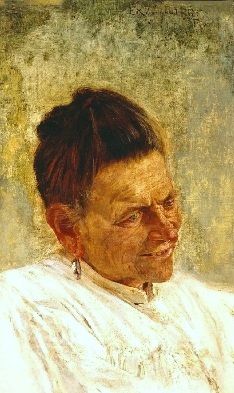 Head of an old woman, , Félix Bernardelli