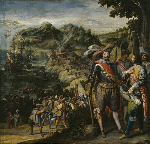 The recovery of the island of San Cristobal by Don Frederic of Toledo, 1634, Félix Castelo