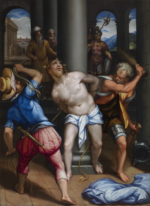 Christ at the Column, 1579, Denis Calvaert