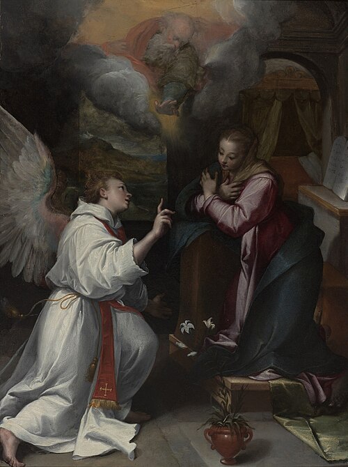 l'Annonciation, 1595, Denis Calvaert
