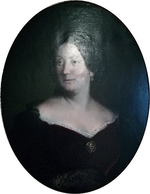 Portrait of Carolina Primodì Baruzzi, 1858, Ferdinando Cavalleri