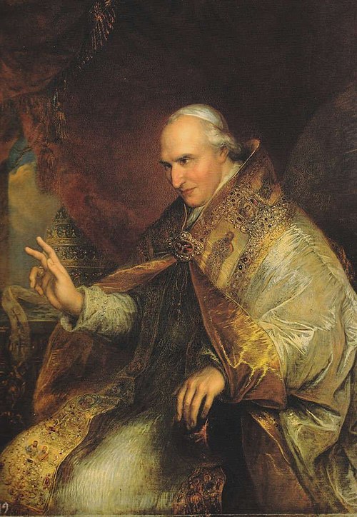 Portrait of Pius VIII, 1829, Ferdinando Cavalleri