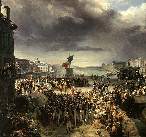 La garde nationale de Paris part pour l'armée, septembre 1792, 1834, Léon Cogniet