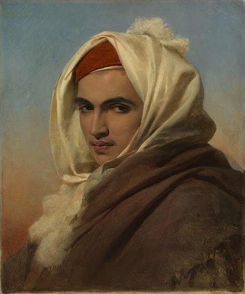 Portrait of a Young Arab Chief, , Léon Cogniet