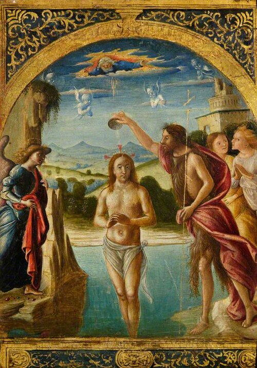 The Baptism of  Christ, , Pietro di Francesco degli Orioli