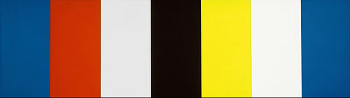 Red Yellow Blue White and Black, 1953, Ellsworth Kelly
