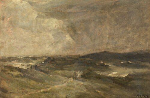 Turbulent Sea, , Louis Artan de Saint-Martin