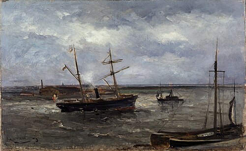 Quai à Anvers, 1873, Louis Artan de Saint-Martin