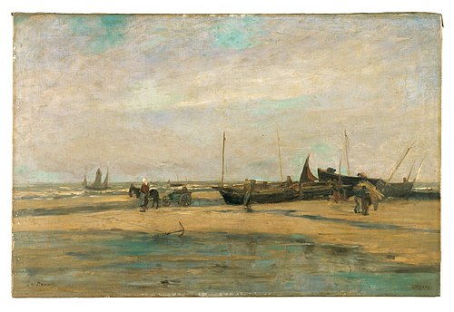 La Mer à La Panne, 1870, Louis Artan de Saint-Martin