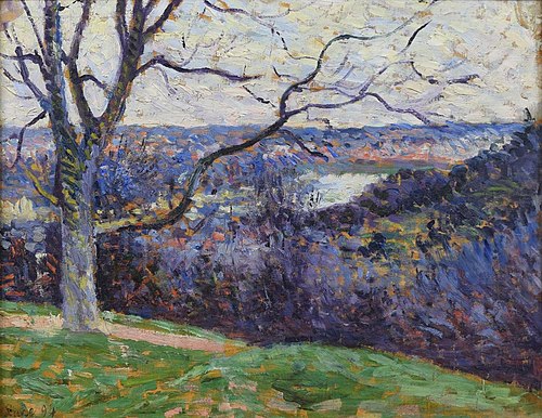 La boucle de la Seine pres d'Herblay (The Loop of the Seine near Herblay), 1894, Maximilien Luce