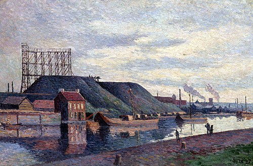 Les terrils de Sacré Madame, 1897, Maximilien Luce