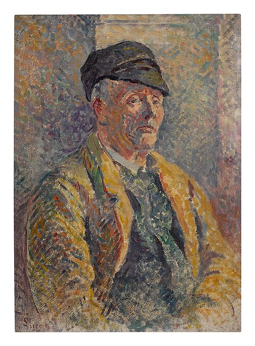 Portrait of a Peasant, , Maximilien Luce