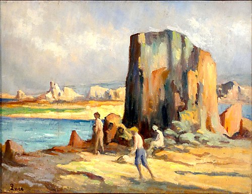 Kermouster, la plage, 1914, Maximilien Luce
