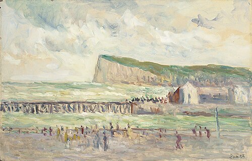 Falaise de mer près du Tréport, , Maximilien Luce