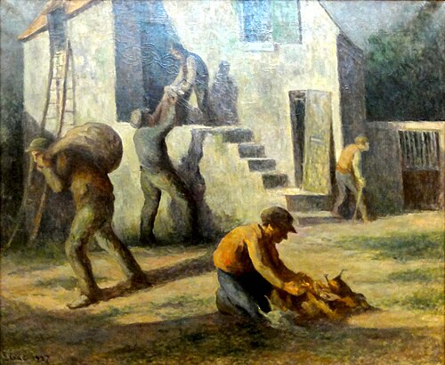 Les voleurs de poulet, 1927, Maximilien Luce