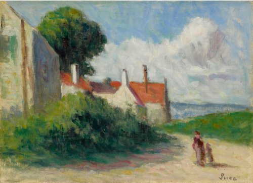 Paysage à Asquin-sous-Vézelay, 1940, Maximilien Luce