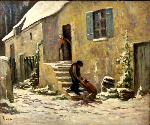 Rolleboise, le retour de l'enfant prodigue, , Maximilien Luce