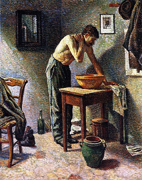 La Toilette, 1887, Maximilien Luce