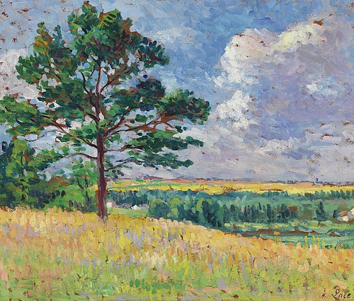 Paysage près de Méréville, 1905, Maximilien Luce