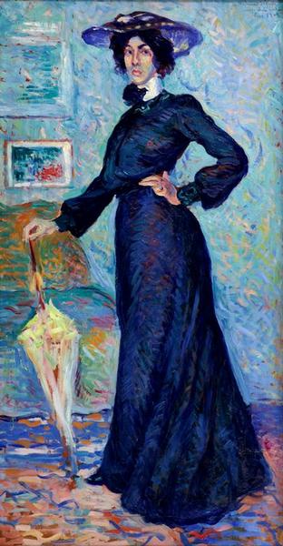 Portrait de Lucie Cousturier, 1903, Maximilien Luce