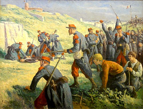 L'exécution de Varlin, , Maximilien Luce