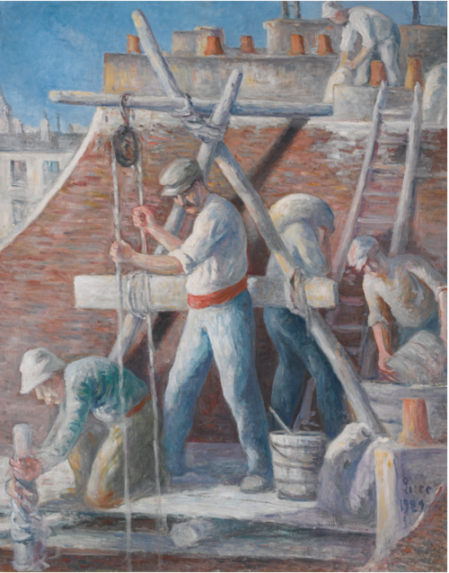 Les Maçons, 1929, Maximilien Luce