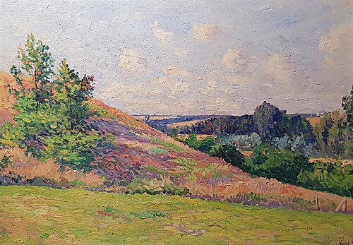 Paysage de Normandie, Bazincourt, 1897, Maximilien Luce