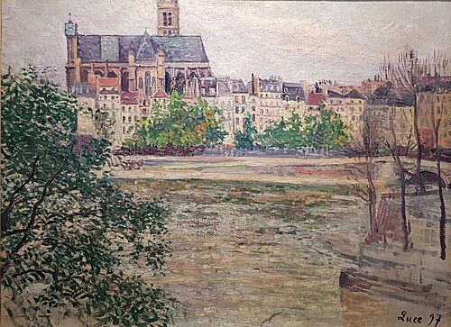 Paris, église Saint-Gervais, 1897, Maximilien Luce