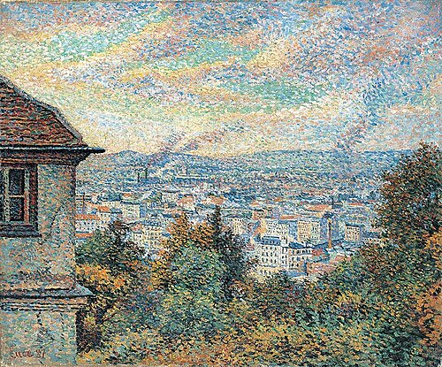 Paris vu de Montmartre, 1887, Maximilien Luce