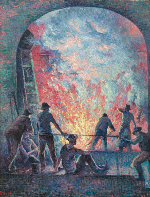 L'aciérie, 1899, Maximilien Luce