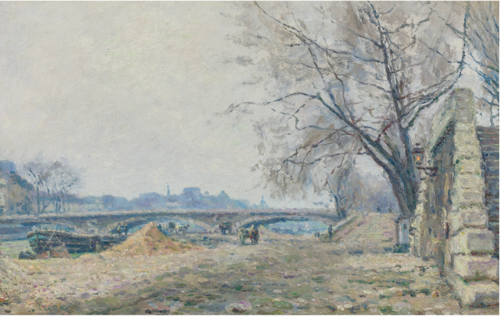 Le Pont de Solférino, 1884, Maximilien Luce