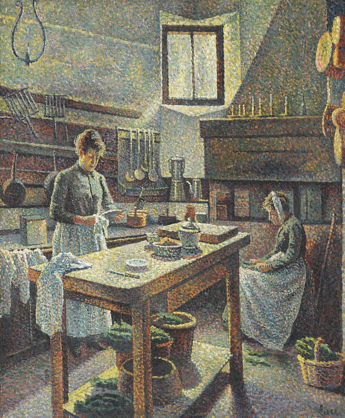 Une Cuisine, , Maximilien Luce