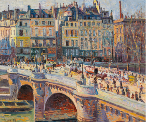Paris, le Pont-Neuf et le quai Conti, 1896, Maximilien Luce