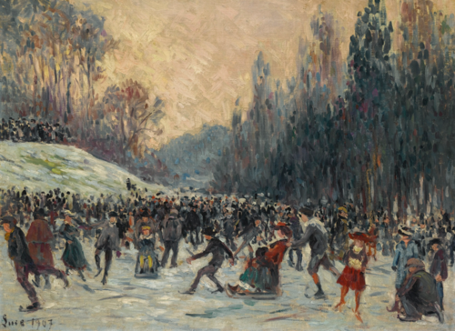 Les Patineurs, 1907, Maximilien Luce