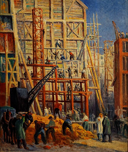 Le Chantier, 1911, Maximilien Luce