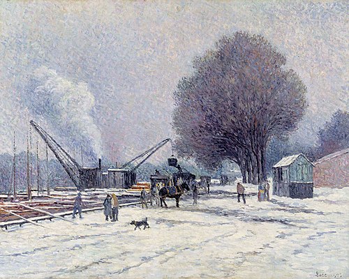The Boulogne Embankment, 1905, Maximilien Luce