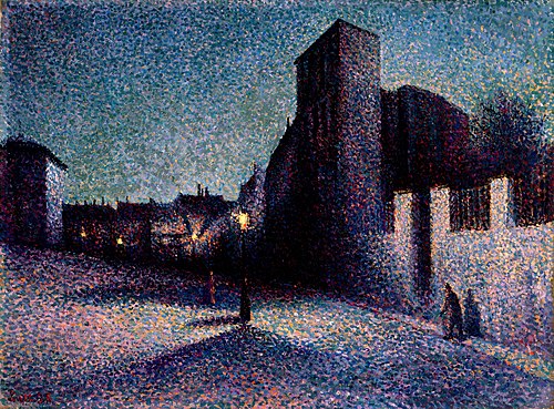 Rue Ravignan, Paris, 1893, Maximilien Luce