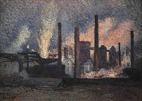 Usines près de Charleroi, 1897, Maximilien Luce