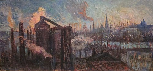Grande ville industrielle, 1899, Maximilien Luce