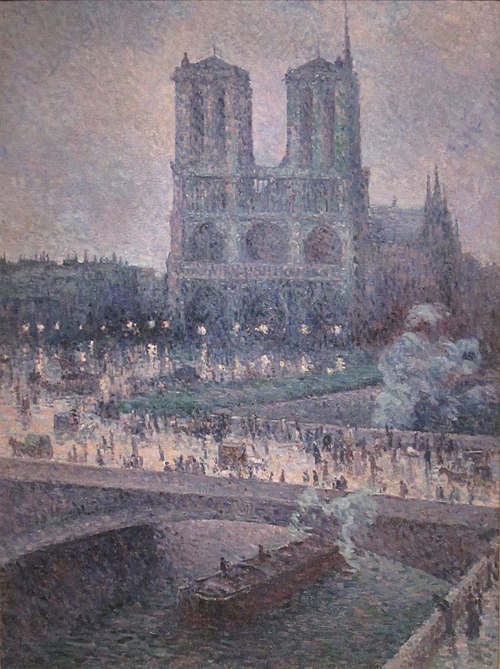 Notre Dame, 1900, Maximilien Luce