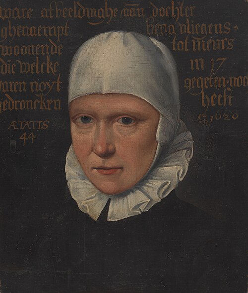Portrait of Beva Vliegens, Age 40, , Balthasar Flessiers