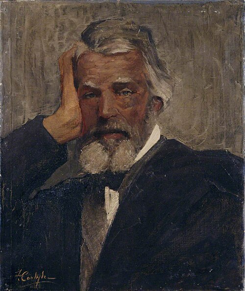 Thomas Carlyle (1795-1881) (after photographers  Elliott and Fry), 1909, Florence Carlyle