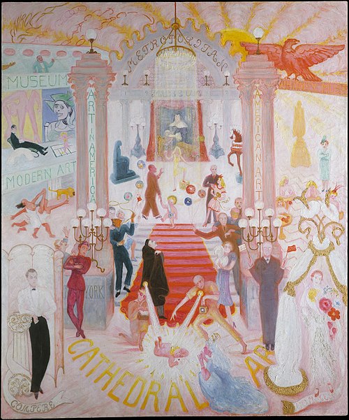The Cathedrals of Art, 1942, Florine Stettheimer