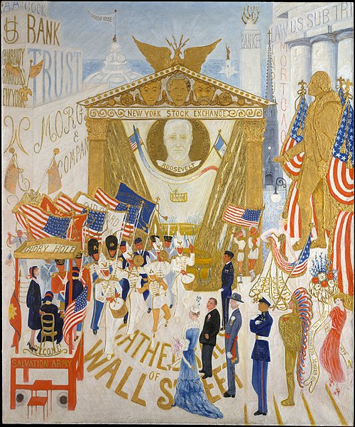 The Cathedrals of Wall Street, 1939, Florine Stettheimer