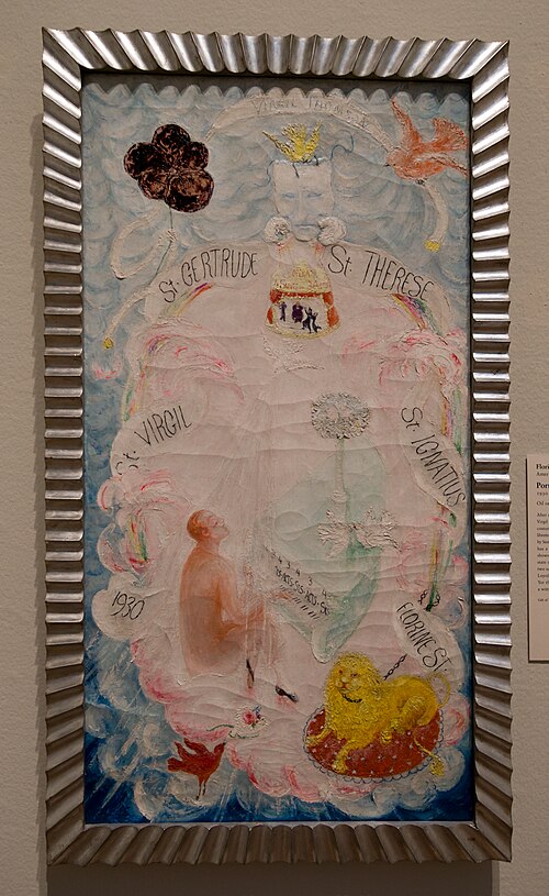 Portrait of Virgil Thomson, 1930, Florine Stettheimer
