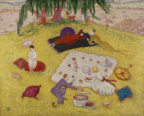 Picnic at Bedford Hills, 1918, Florine Stettheimer