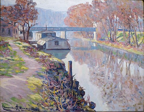 Le Pont de Billancourt, 1914, Alexandre Altmann